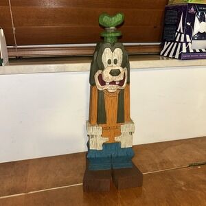 RARE Disney GOOFY Polynesian TIKI Resin  Figure Garden Statue 14" Tall